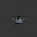 3D Model Of Aerospace Helicopter Showcasing Space Exploration Design Elements 3d model