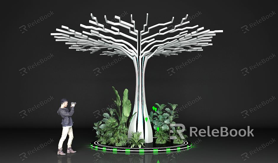 Modern Pillar Science and Technology Tree model