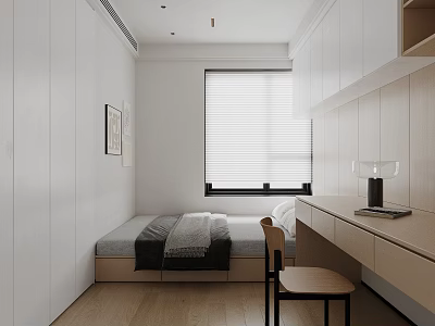 Modern Tatami Bedroom Tatami 3d model