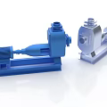Industrial Motor Driven Stainless Steel Pump With Base Support For Industrial Use