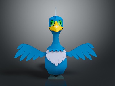 bird game animal cartoon animal realistic animal model