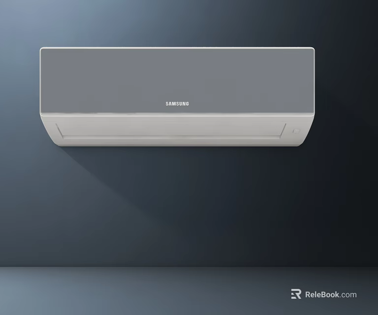 Samsung Wall Mounted Air Conditioner Fan Modern Design for Home Cooling 3d model 