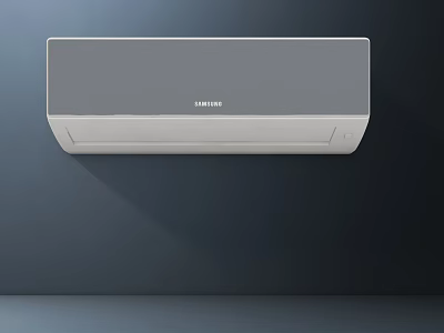 Samsung Wall Mounted Air Conditioner Fan Modern Design for Home Cooling 3d model