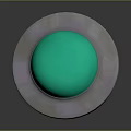Green UFO Hovering With Burger And Drink Under Green Light Beam Drops