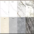 Variety Of Wall Panel Designs With Different Textures 3d model