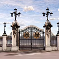 European-style courtyard iron gate 3d model