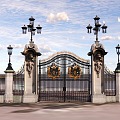 European-style courtyard iron gate 3d model