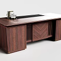 Wooden Dark Brown Tea Table with Cabinet Design and Black Tea Tray Area