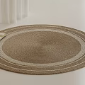 Round carpet 3d model