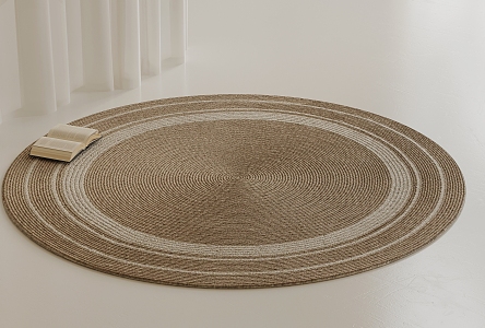 Round carpet 3d model