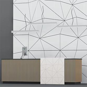 Reception Desk 3d model