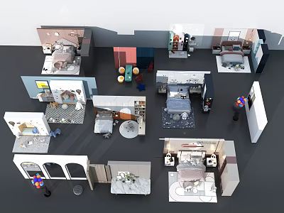 Cute Modern Kids Bed Design With Safety Rails And Storage Drawers In Children's Bedroom 3d model