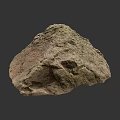 Natural Rough Textured Stone With Mossy Surface For Decorative Landscaping Projects