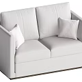 Double sofa 3d model