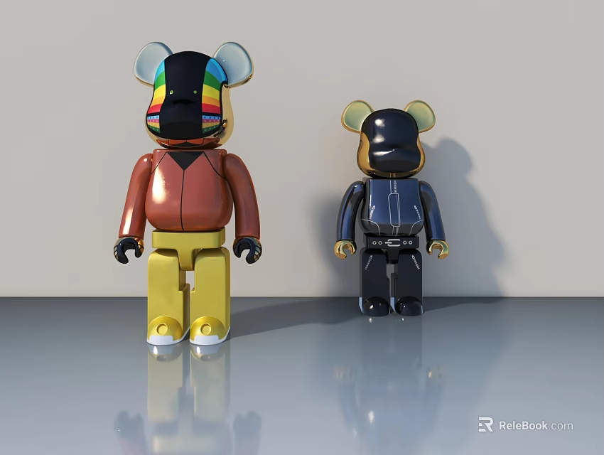 Modern Swing Door Design With Stylish Frame And Functional Hardware Details 3d model