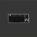 Keyboard Wireless Keyboard Computer Configuration Bluetooth Keyboard Gaming Keyboard Mechanical Keyboard Women's Keyboard 3d model