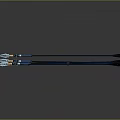 Multiple Blue Arrows With Sharp Metallic Tips On Reflective Surface Modern Weapon Design