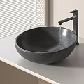 Basin modern stone trough basin wash basin 3d model