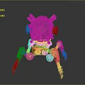 Mech tank mech insect mech spider crab machine crab mechanical crab mech crab 3d model