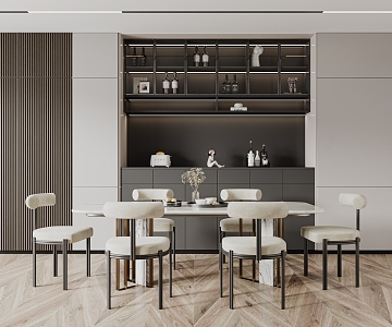 Modern Restaurant 3d model