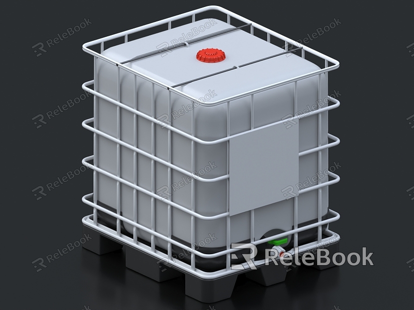 Container Bulk Container IBC Container Transport Box Storage Tank Chemical Tank Industrial Tank model