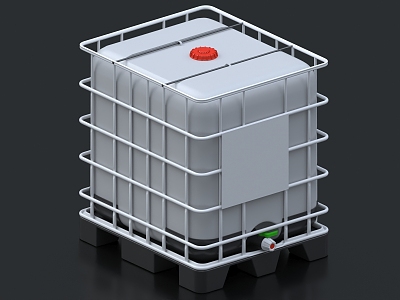 Container Bulk Container IBC Container Transport Box Storage Tank Chemical Tank Industrial Tank 3d model