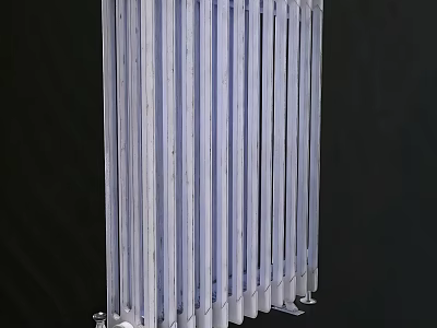 White Commercial Radiator Equipment For Efficient Heating In Business Areas 3d model