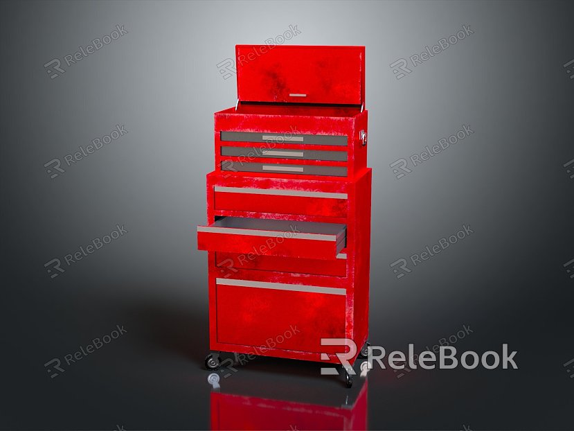 Modern toolbox large toolbox iron box iron box model