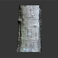 Natural Wood Textured Vase With Handcrafted Bark Pattern For Home Decorative Use