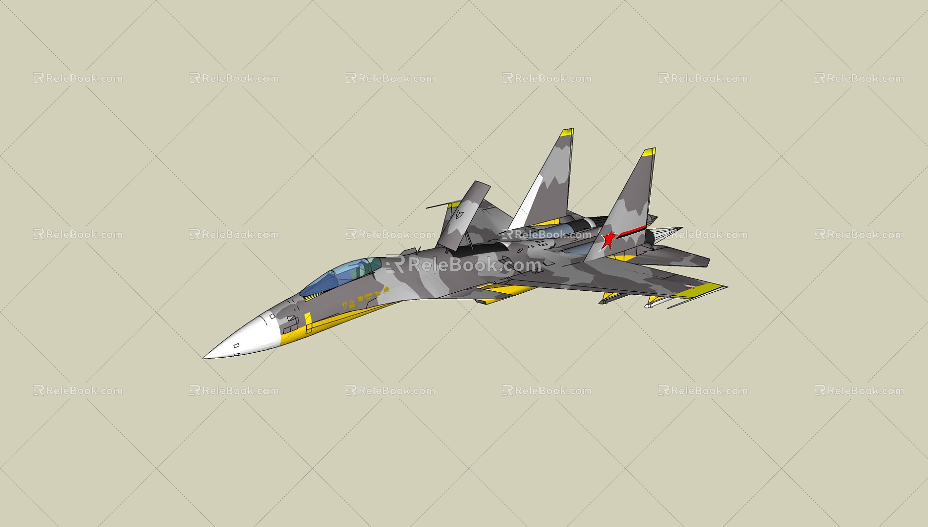 Fighter 3d model