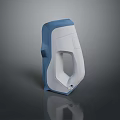 Handheld Medical Device With Blue And White Ergonomic Design For Healthcare Use