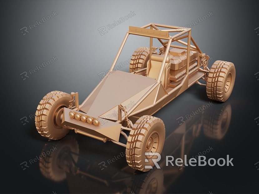 Modern all-terrain vehicle toy car four-wheeler beach car model