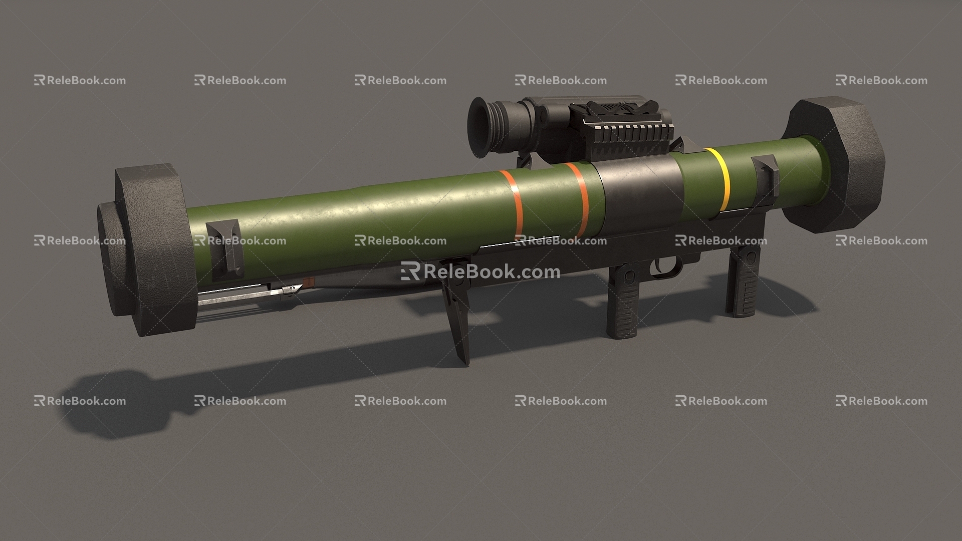 RGW90 bazooka rocket-propelled grenade launcher matador RPG air-to-air weapon air-to-air missile ultra-realistic high-precision video grade model