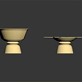 Golden Wine Glasses With Intricate Patterns And Pedestals On Black Background With Reflections