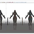 High Quality 3D Game Characters 3d model