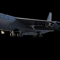 Large Commercial Passenger Airplane Featuring Multiple Engines Landing Gear And Streamlined Fuselage
