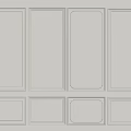Minimalist Modern Wainscoting With Various Panel Styles 3d model