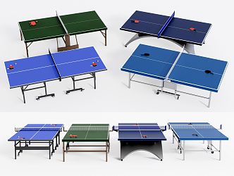 Modern table tennis table tennis table tennis table 3d model