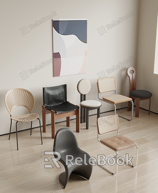 Quiet Dining Chair Single Chair model