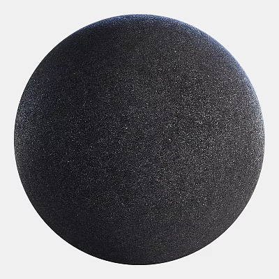 Black Round Wireless Bluetooth Speaker With Matte Finish And Modern Design 3d model