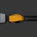 Practical Hardware Tool Hammer With Yellow And Black Handle And Metal Head Design