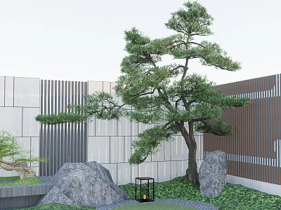 new chinese style modeling tree 3d model