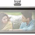 Modern projection curtain projector 3d model