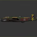 Cosmic Aerospace Aircraft Model Featuring Camouflage Design And Wing Markings