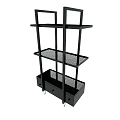 shelf display rack 3d model