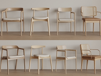 Nordic Dining Chair 3d model