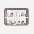 Modern Window Cake Window 3d model