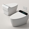 Modern Toilet Smart Toilet 3d model