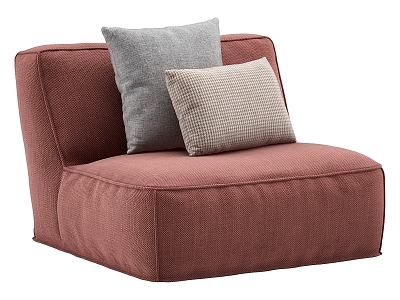 Lazy Sofa Casual Sofa Single Sofa 3d model