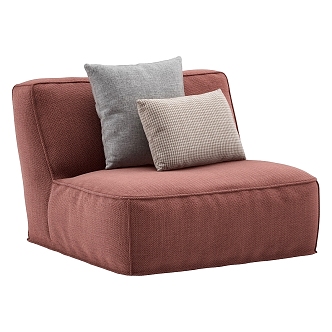 Lazy Sofa Casual Sofa Single Sofa 3d model